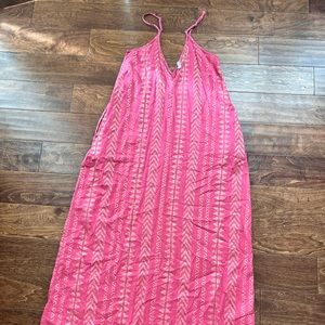 Metallic Axtec Maxi Dress